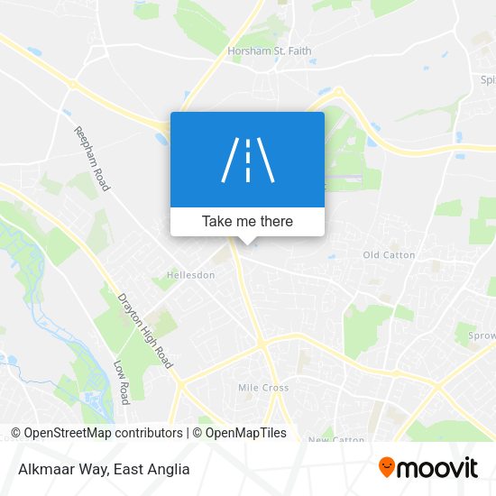 Alkmaar Way map