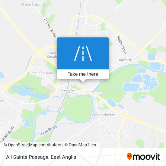 All Saints Passage map