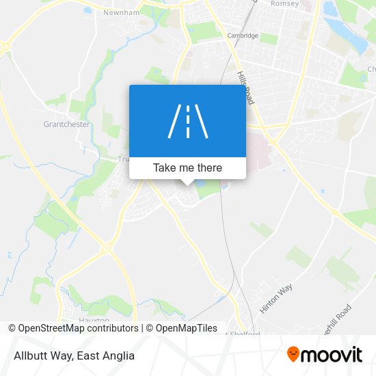 Allbutt Way map