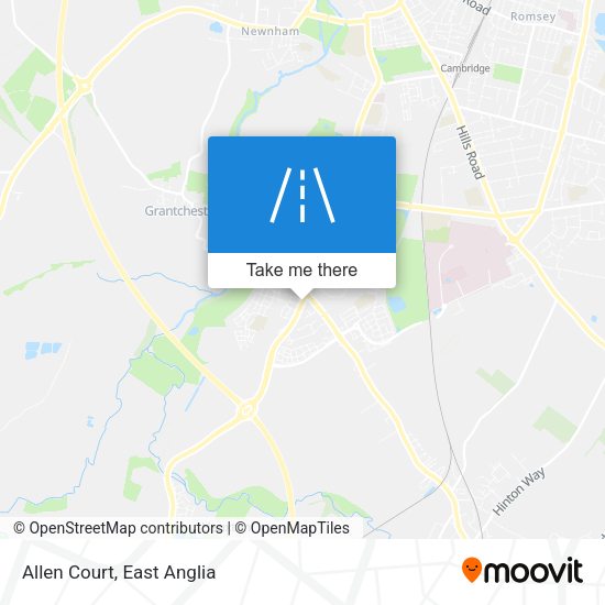Allen Court map