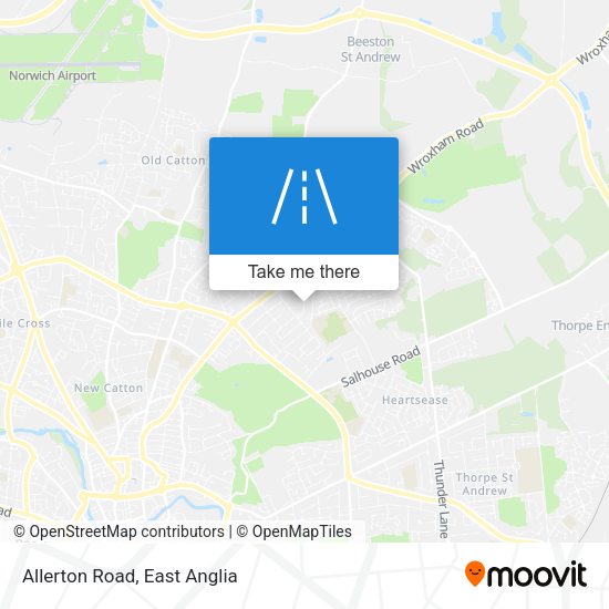 Allerton Road map