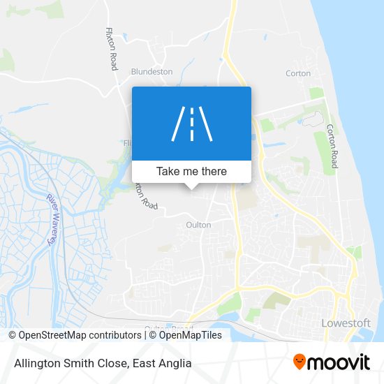 Allington Smith Close map