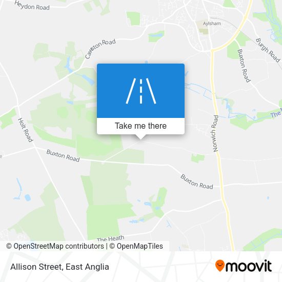 Allison Street map