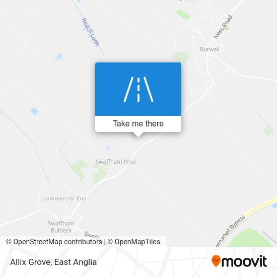 Allix Grove map