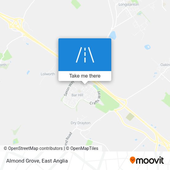 Almond Grove map