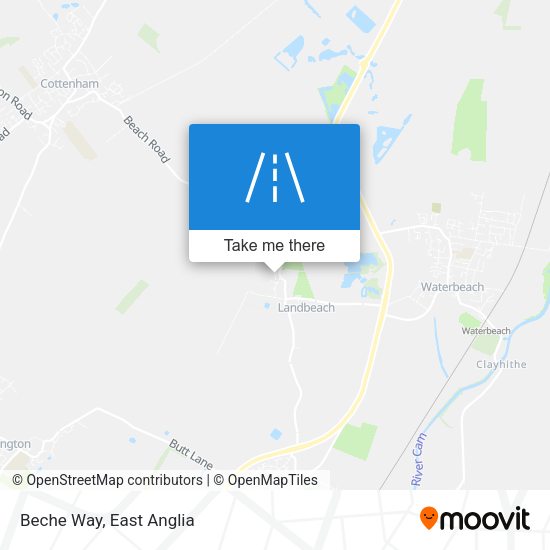 Beche Way map