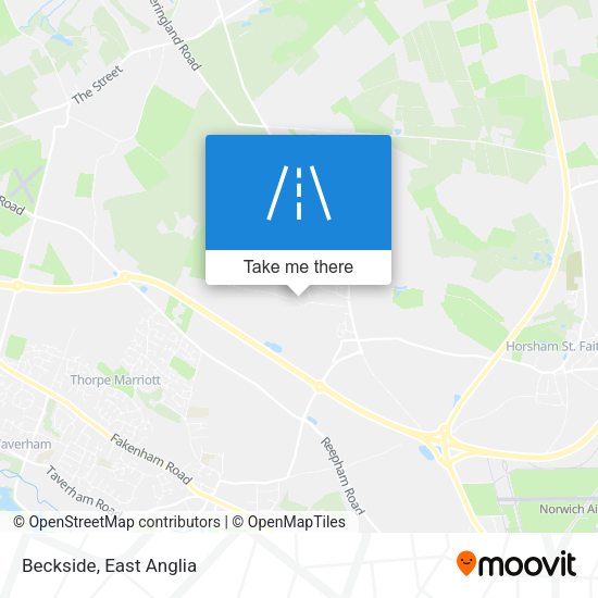 Beckside map
