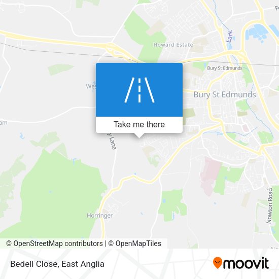 Bedell Close map