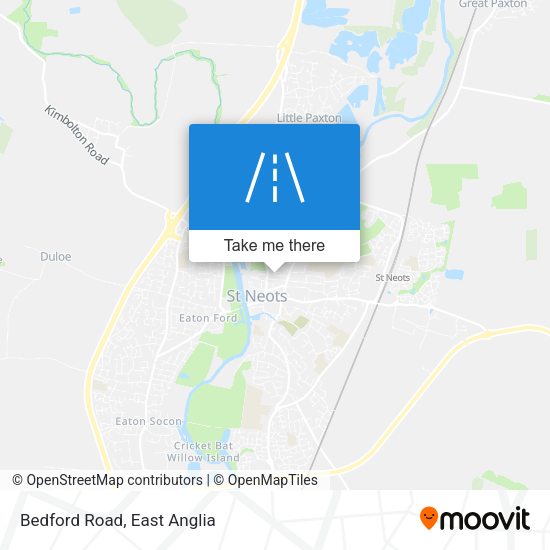Bedford Road map