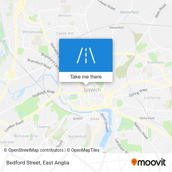 Bedford Street map