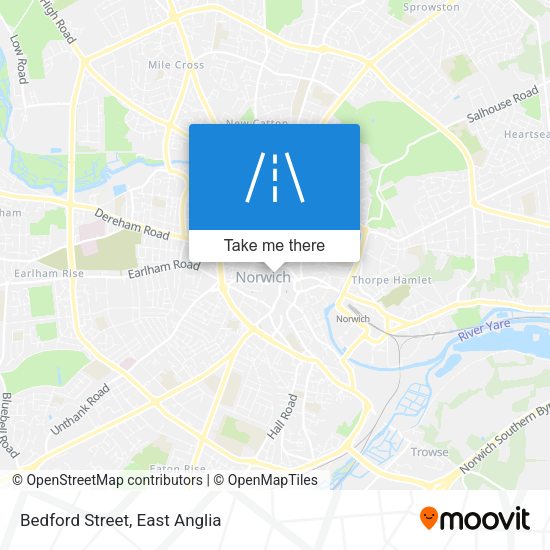 Bedford Street map