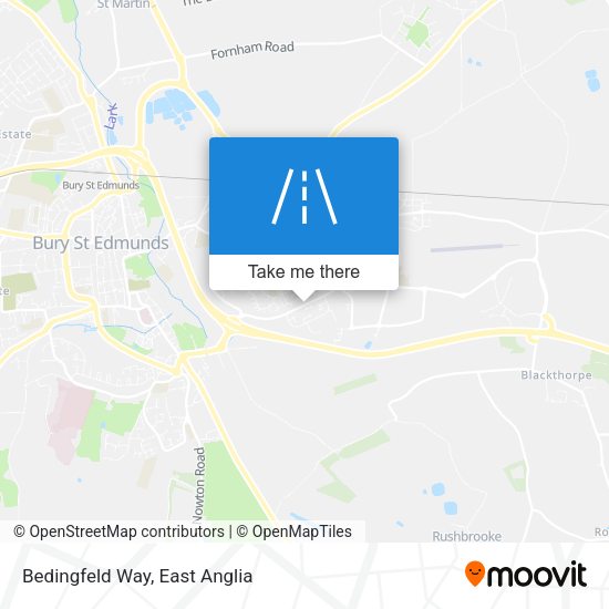 Bedingfeld Way map