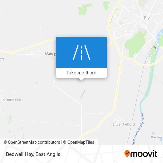 Bedwell Hay map