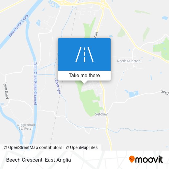 Beech Crescent map