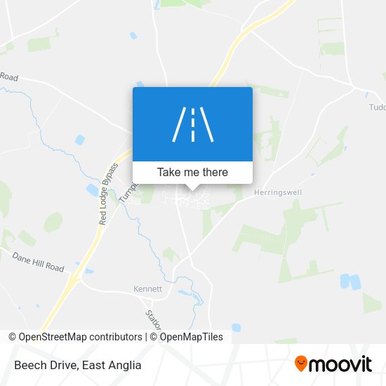 Beech Drive map