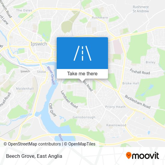 Beech Grove map