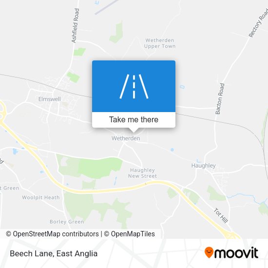 Beech Lane map