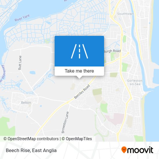 Beech Rise map