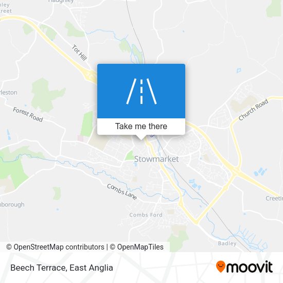 Beech Terrace map
