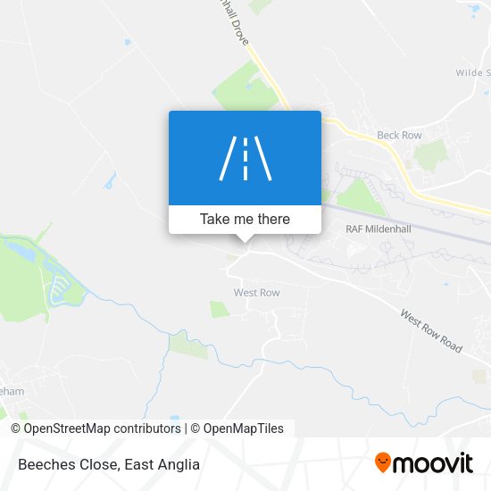 Beeches Close map