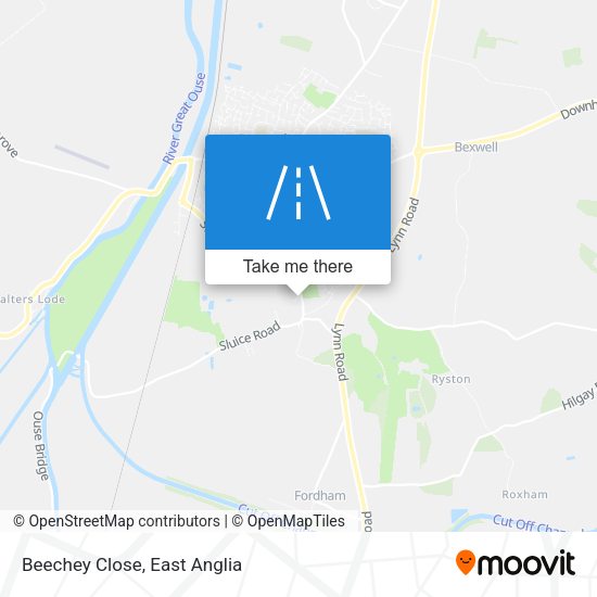 Beechey Close map