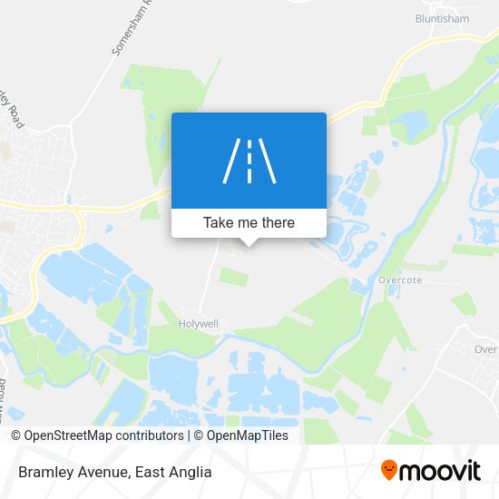 Bramley Avenue map