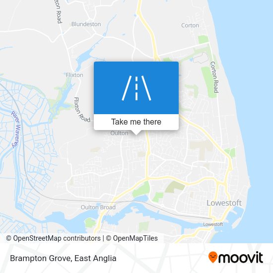 Brampton Grove map