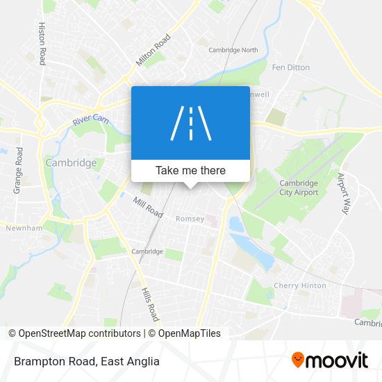 Brampton Road map