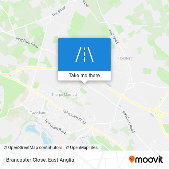 Brancaster Close map