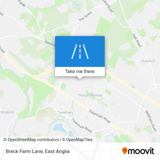Breck Farm Lane map