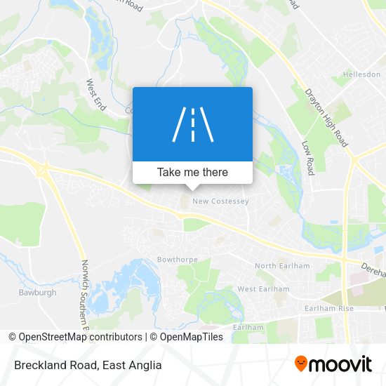 Breckland Road map
