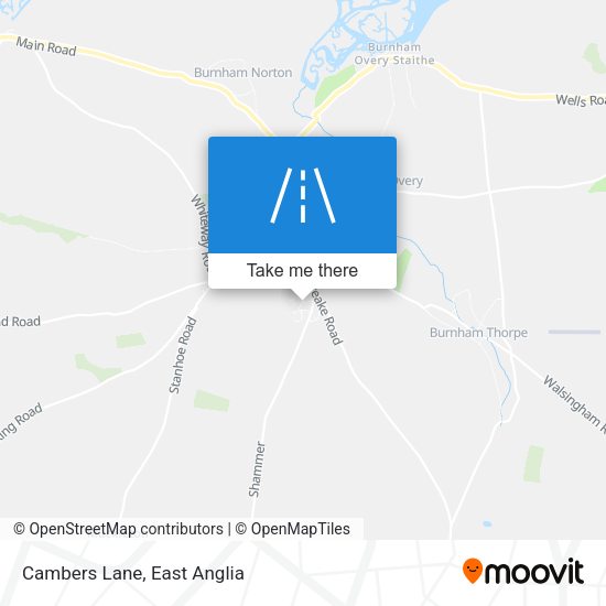 Cambers Lane map