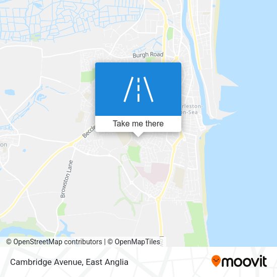 Cambridge Avenue map