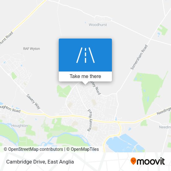 Cambridge Drive map