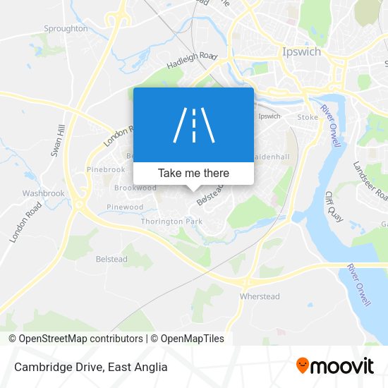 Cambridge Drive map