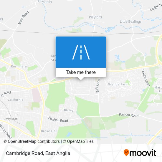 Cambridge Road map