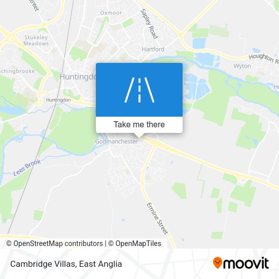 Cambridge Villas map