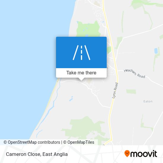 Cameron Close map