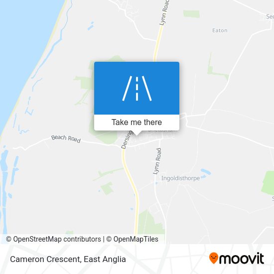 Cameron Crescent map