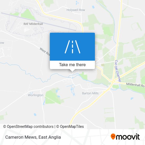 Cameron Mews map