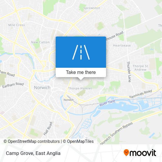 Camp Grove map