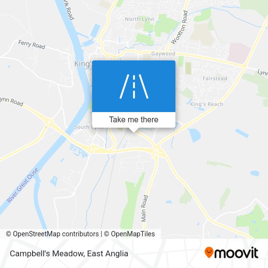 Campbell's Meadow map