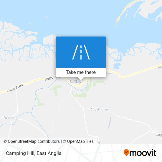 Camping Hill map