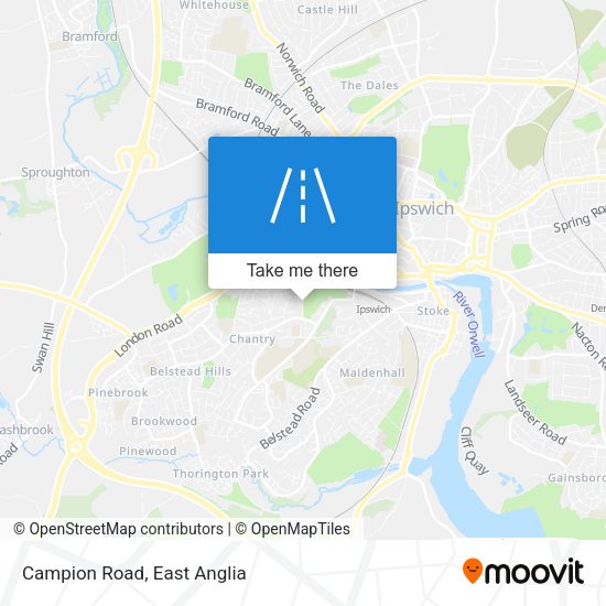 Campion Road map