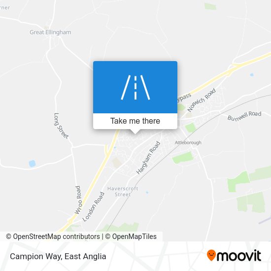Campion Way map