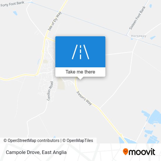 Campole Drove map