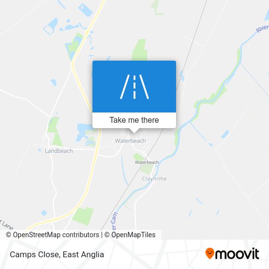 Camps Close map