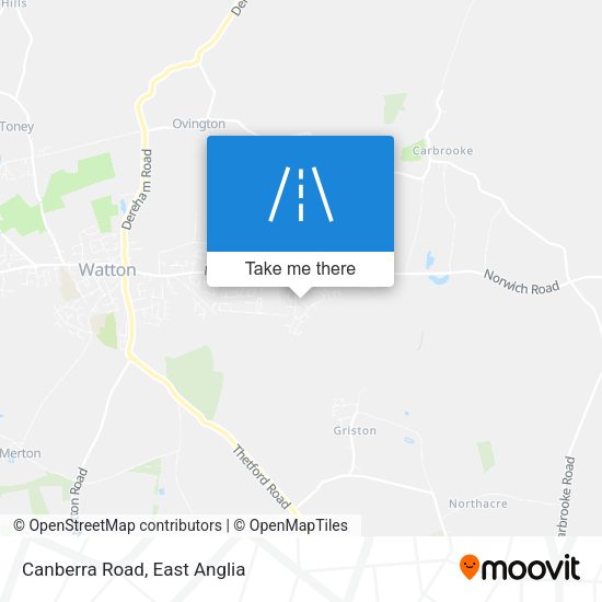 Canberra Road map