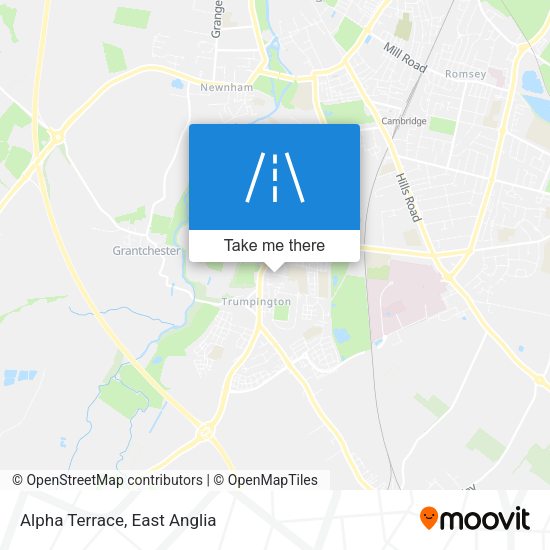 Alpha Terrace map