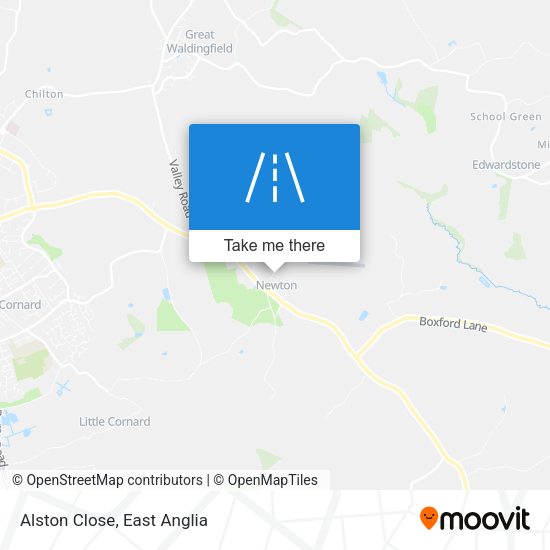Alston Close map